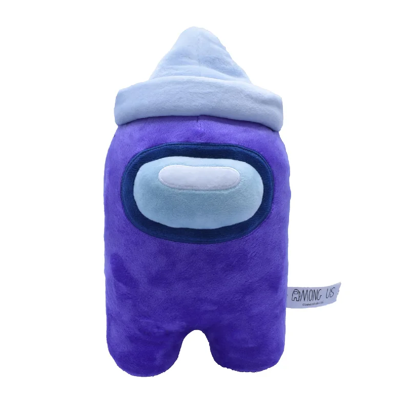 Among Us 7 Inch Plush | Purple Crewmate w/ Paper Hat