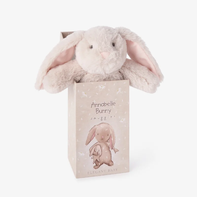 Annabelle Bunny Snuggler Plush Security Blanket w/ Gift Box