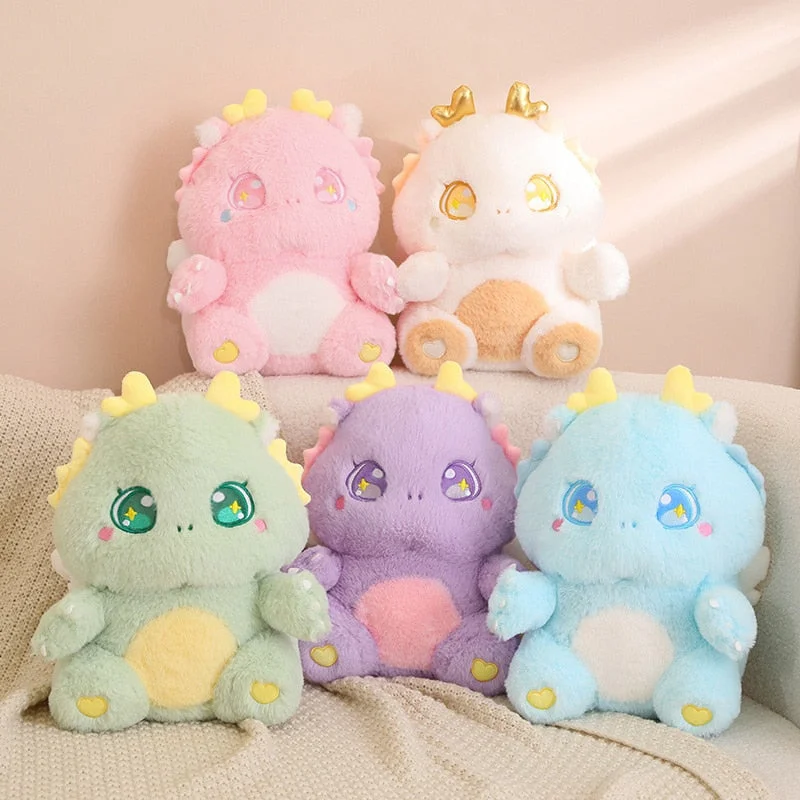 Tiny Pastel Dragon Plush