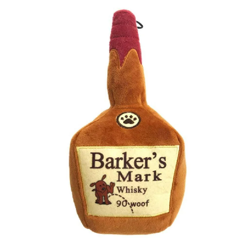 Barker’s Mark Whisky Plush Dog Toy