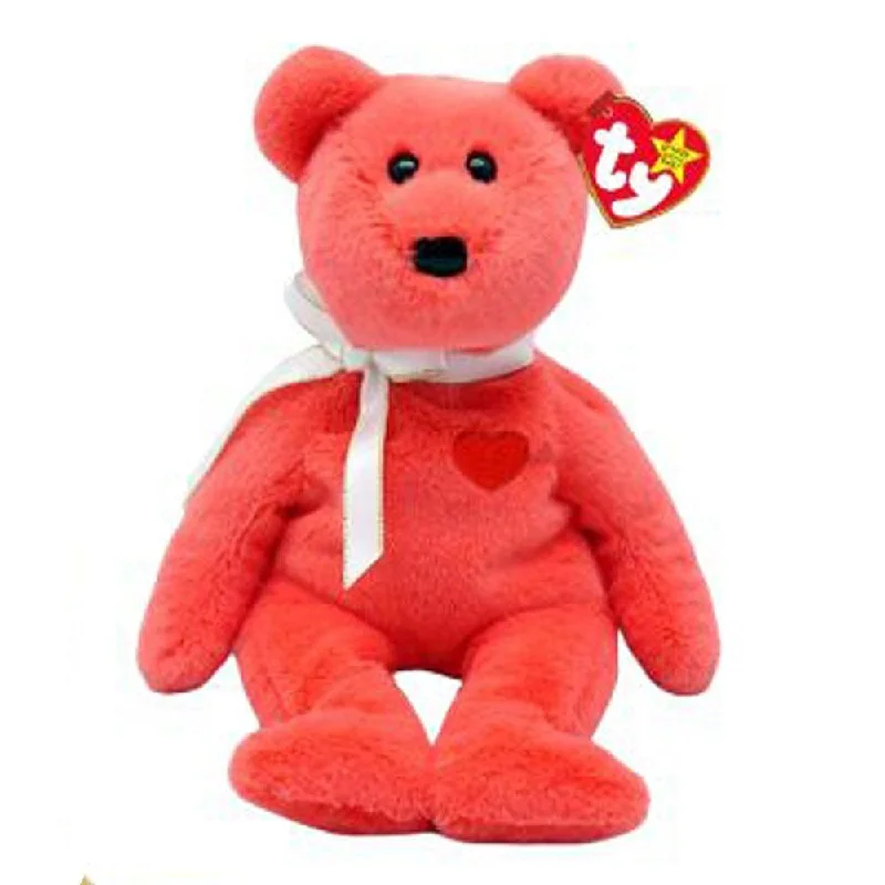 Beanie Baby - Valentino II -  PinkTeddy Bear