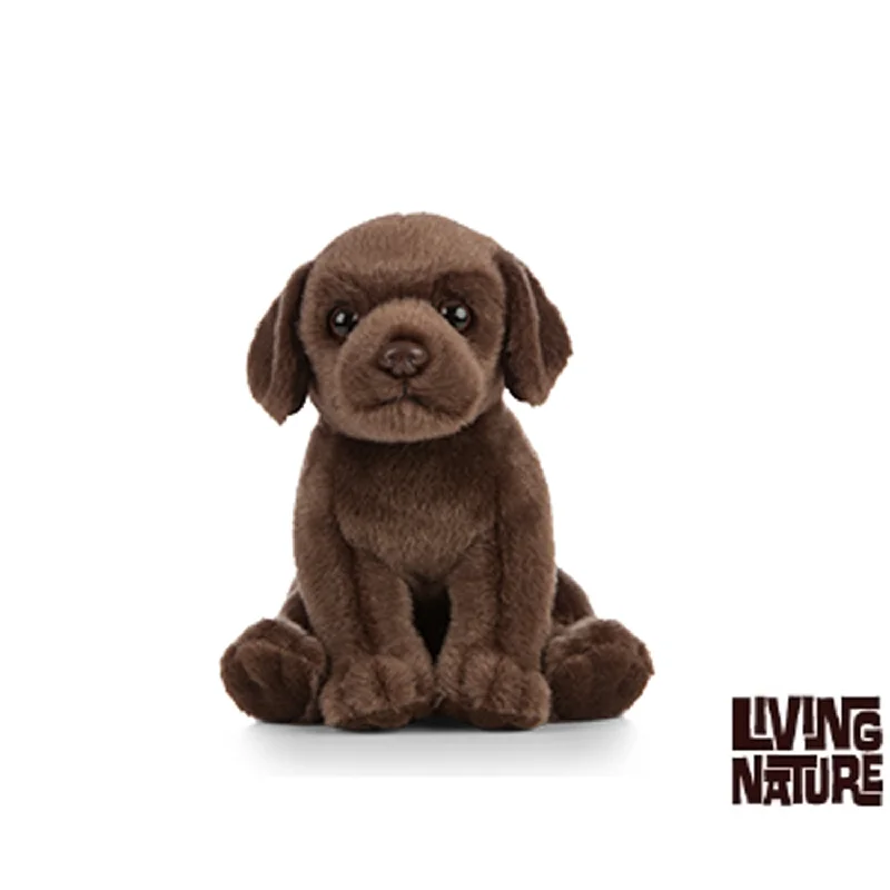 Chocolate Labrador Puppy Plush Toy AN432