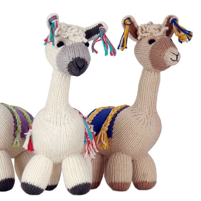 Cute Hand Knit Alpaca Plush Toy