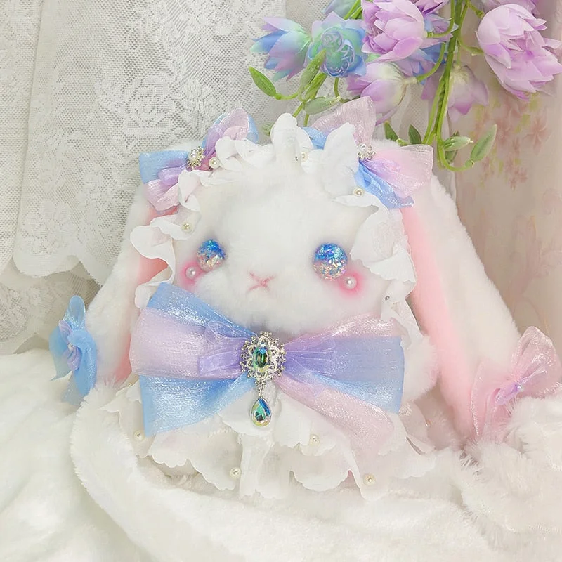 Pastel Princess Bunny Plush Bag