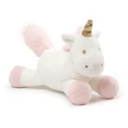 Baby Gund Luna Unicorn Plush Toy Rattle 7 Inches