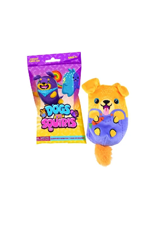 Dogs Vs Squirls 4" Plush Blind Bag