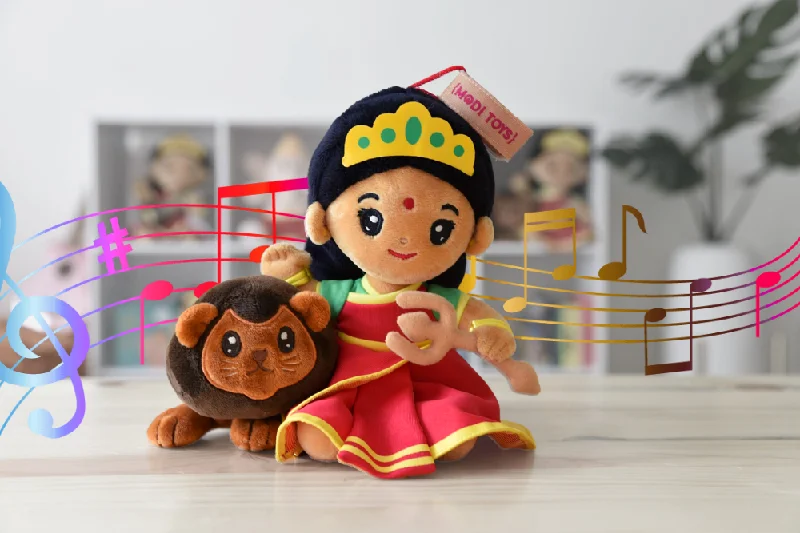 Durga Devi (Mini 7") Mantra Singing Plush Toy