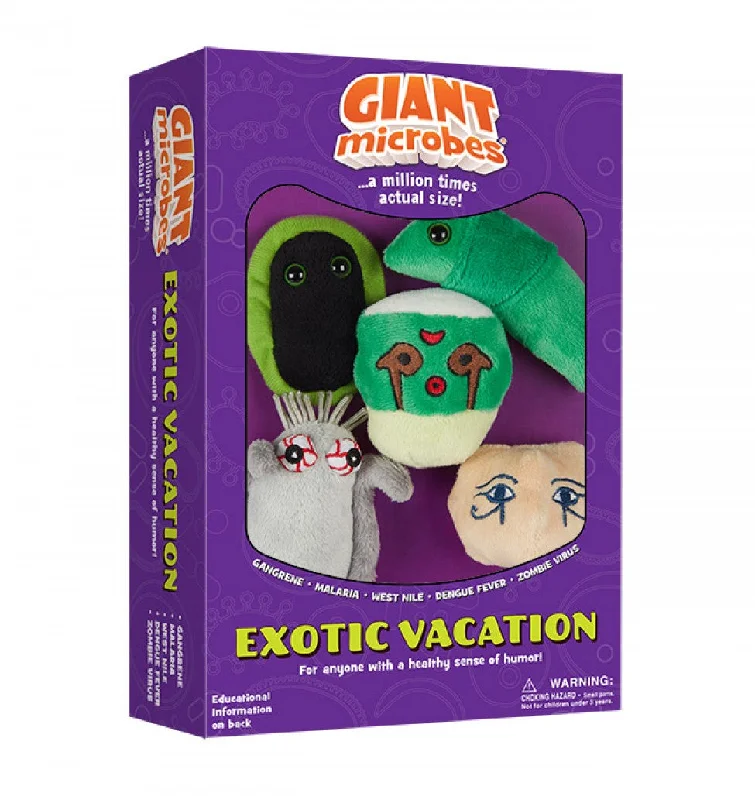 Exotic Vacation - GIANTmicrobes® Plush Toy Gift Box