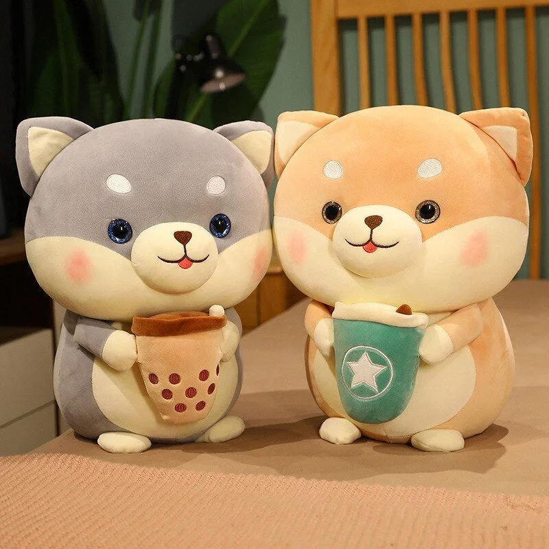 Boba Tea Shiba Inu Plush