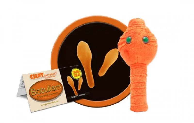 Botulism (Clostridium botulinum) - GIANTmicrobes® Plush Toy