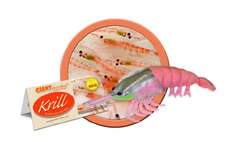 Krill (Euphausia superba) - GIANTmicrobes® Plush Toy