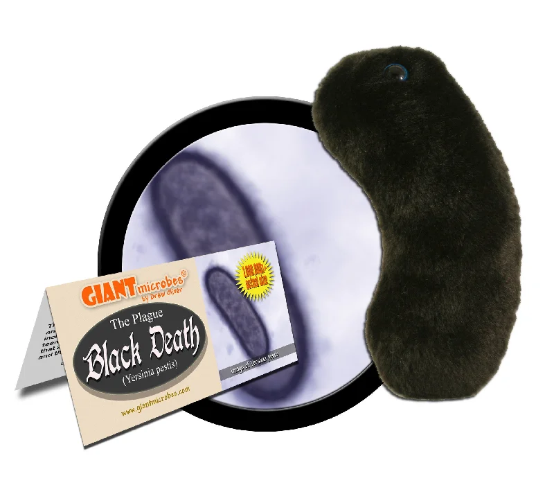 Black Death (Yersinia pestis) - GIANTmicrobes® Plush Toy