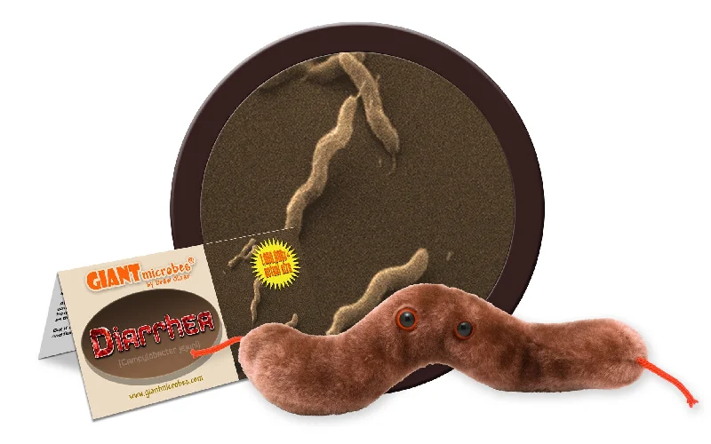 Diarrhea (Campylobacter Jejuni) - GIANTmicrobes® Plush Toy