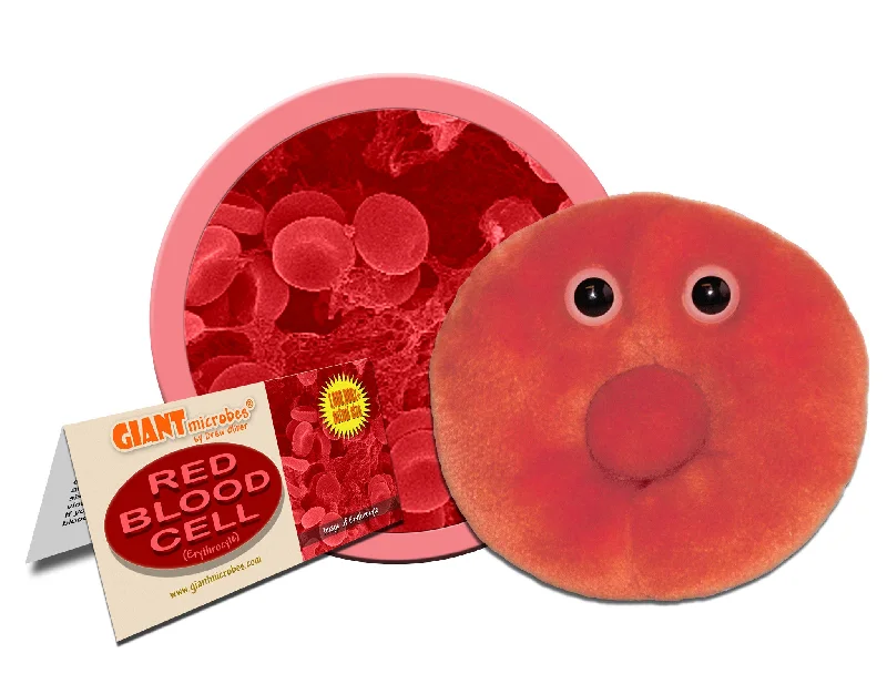 Red Blood Cell (Erythrocyte) - GIANTmicrobes® Plush Toy