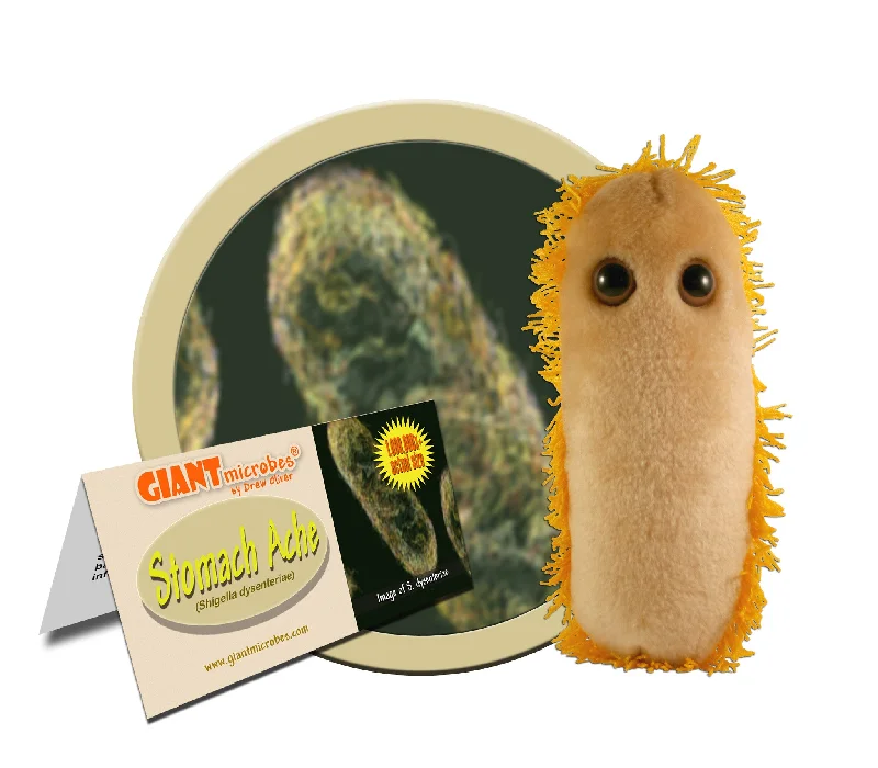 Stomach Ache (Shigella dysenteriae) - GIANTmicrobes® Plush Toy