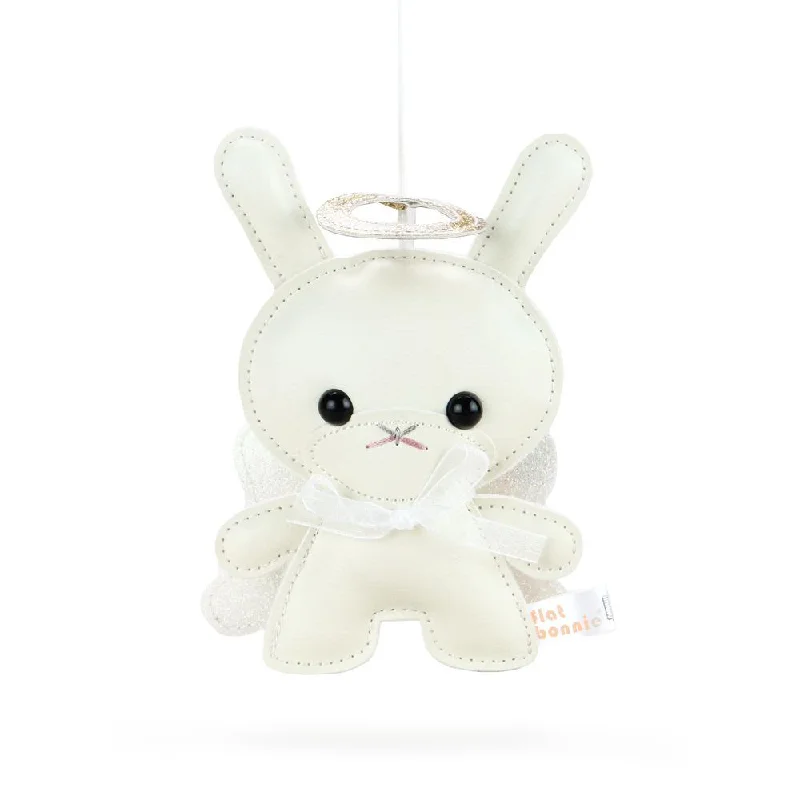 Holiday 5" Plush Angel Dunny Ornament by Flat Bonnie — Twinkle Edition