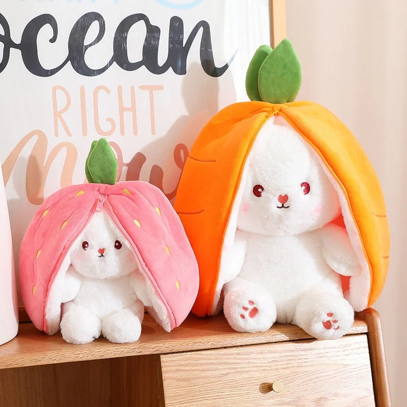 Peekaboo Bunny Fruit Plush