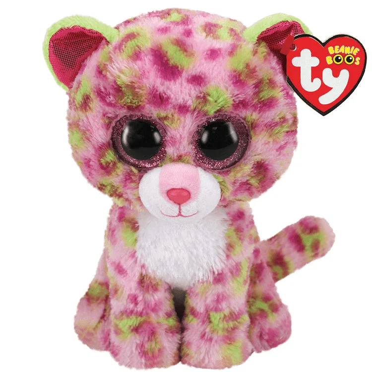 Lainey Leopard Beanie Boo Plush Toy 36312