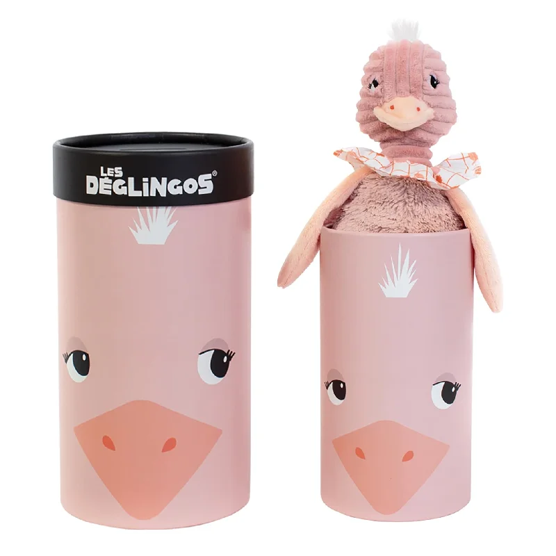 Les Deglingos Simply Small Plush | Pomelos the Ostrich