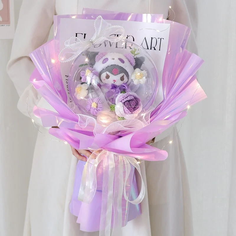 Luxury Floral Kawaii Plush Bouquets