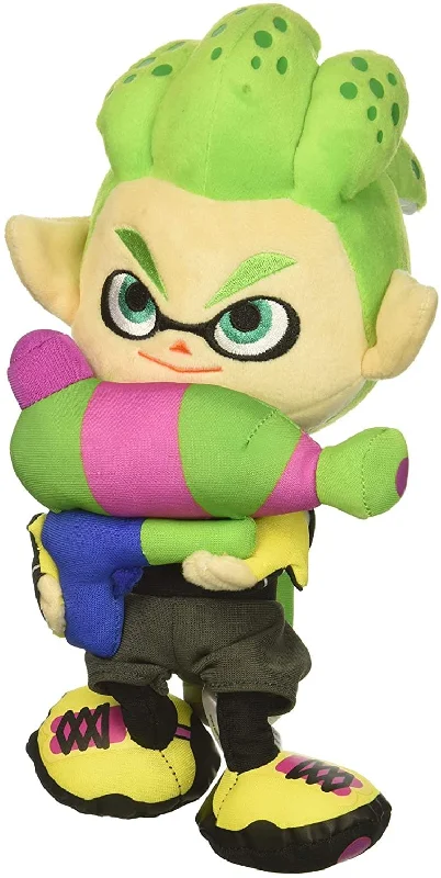 Nintendo Splatoon 9-Inch Plush - Inkling Boy Neon Green