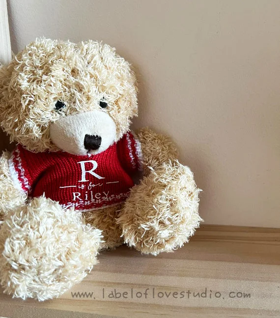 Personalised Teddy Bear - Alphabet