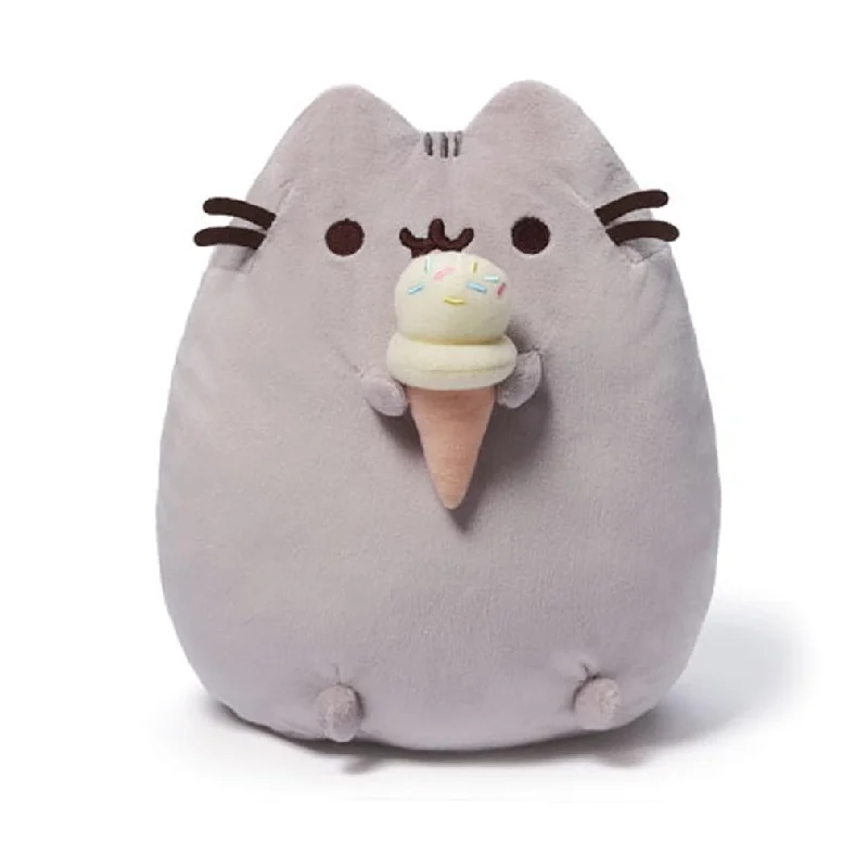 Pusheen the Cat 9" Plush Pusheen with Ice Cream Cone