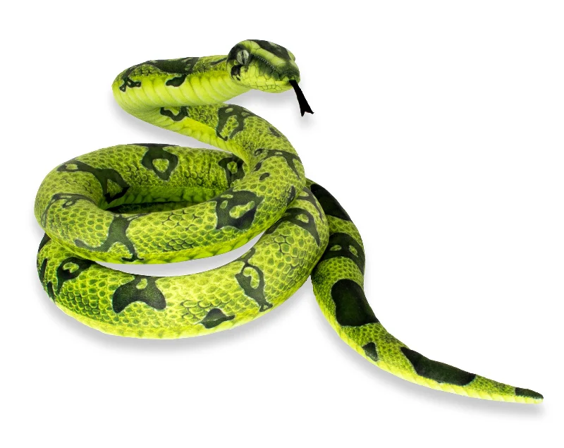 Real Planet Python Green 78.7 Inch Realistic Soft Plush