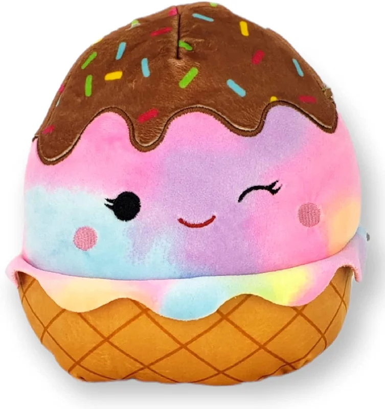 Squishmallow 12 Inch Plush | Glady the Rainbow Ice Cream Sundae