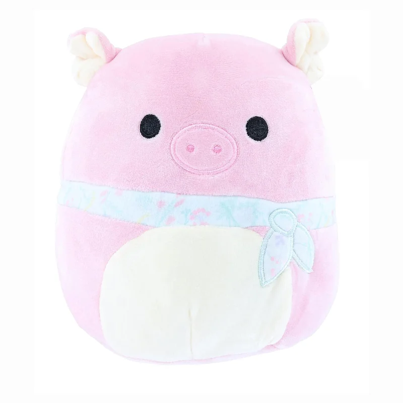 Squishmallow 8 Inch Plush | Hettie the Pig with Scarf