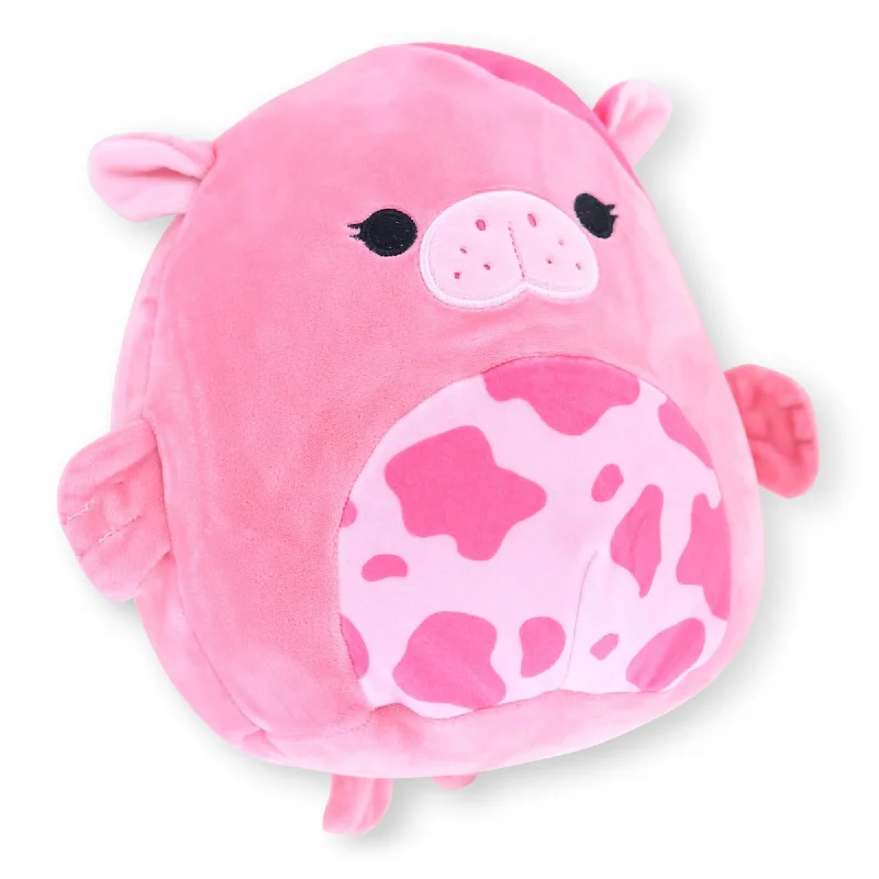 Squishmallow 8 Inch Sea Life Plush | Kerry the Strawberry Milk Sea Cow