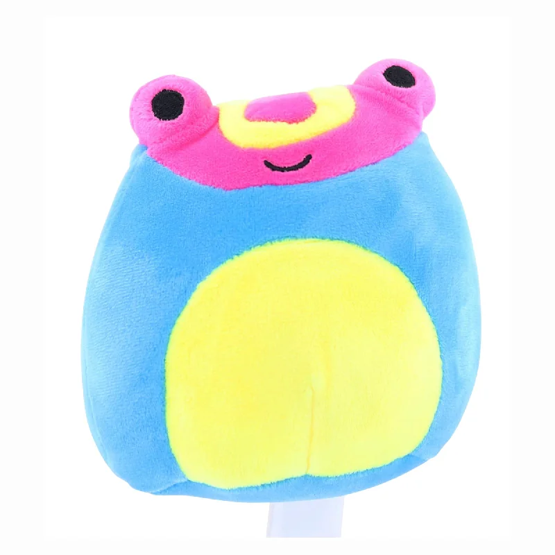 Squishmallows 5 Inch Blacklight Plush | Wamina the Blue Frog