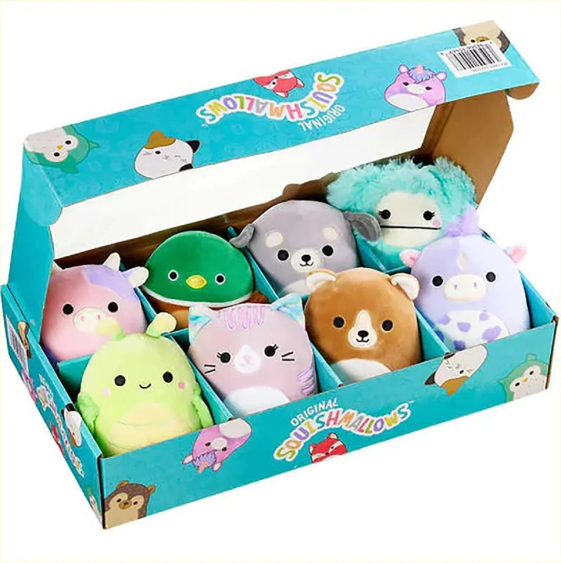 Squishmallows 5 Inch Mini Plush 8 Pack | Fantasy & Wildlife