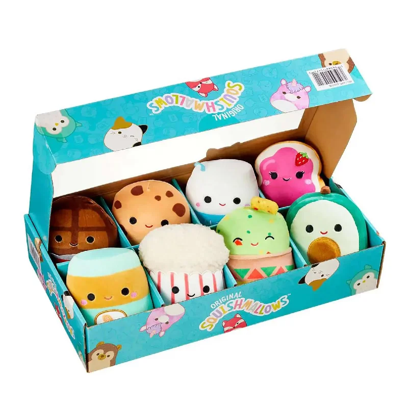 Squishmallows 5 Inch Mini Plush 8 Pack | Food