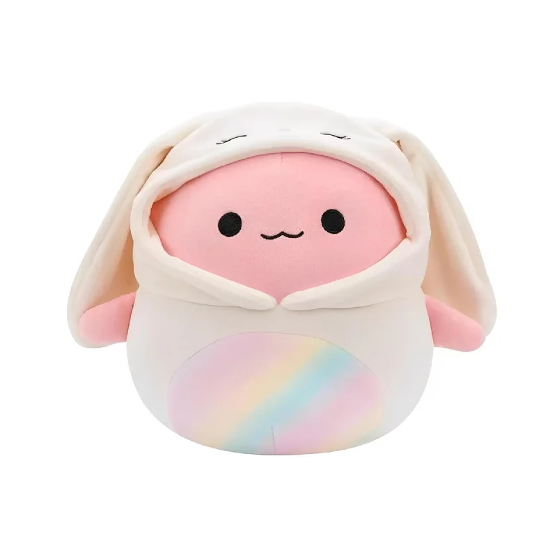 Squishmallows Easter Squad 12 Inch Plush | Archie the Axolotl in Bunny Hoodie