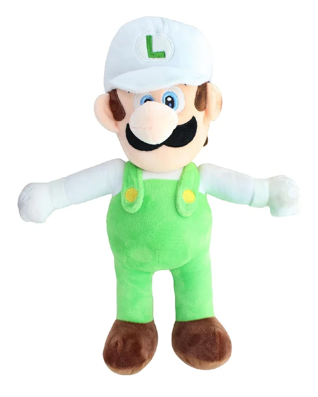 Super Mario 16 Inch Character Plush | Fire Luigi