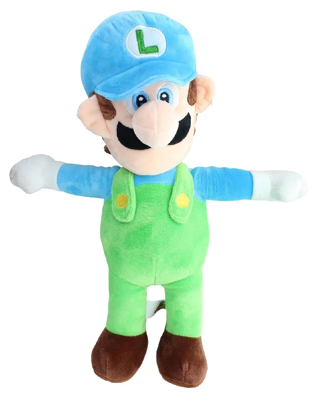 Super Mario 16 Inch Character Plush | Ice Luigi