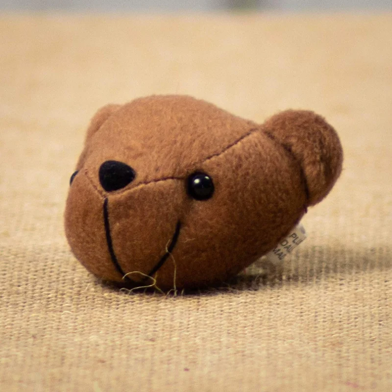 3" Brown Teddy Bear Head