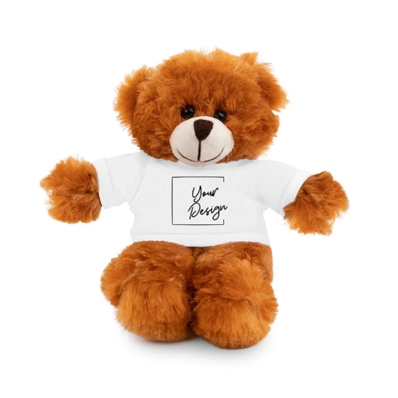 8" Teddy Bear w/ Custom Tee