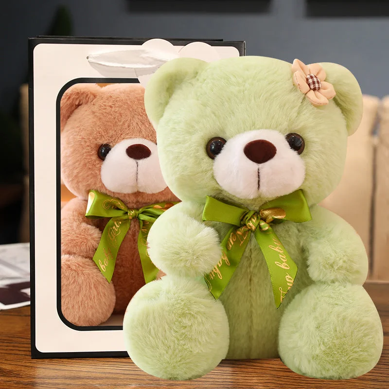 7.9" Aixini Flower Christmas Teddy Bears Gift for Birthday Wedding Party