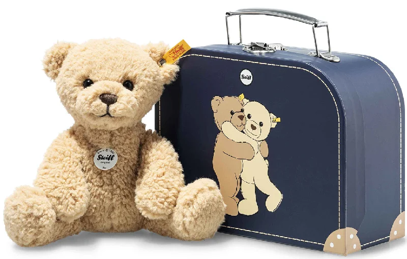 Ben Teddy Bear in suitcase by Steiff - 21cm