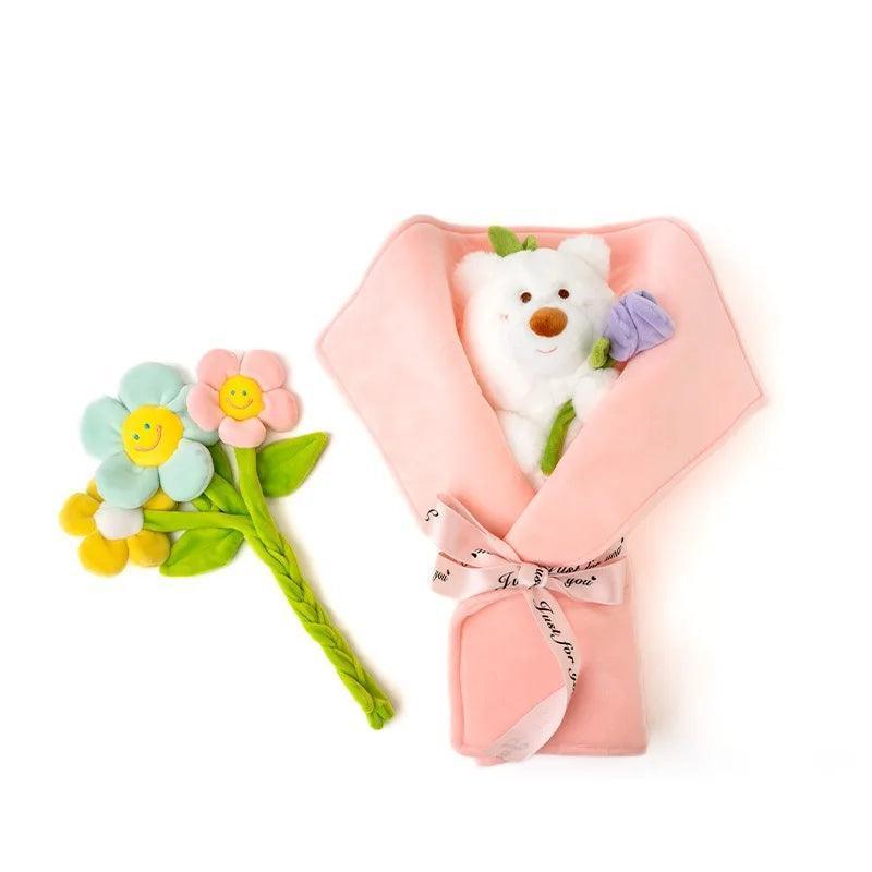 Boquet Teddy Bear (Random Color)