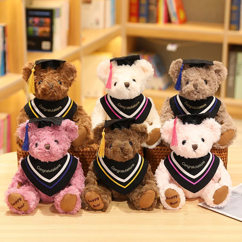 Cute Graduation Dr. Teddy Bear - Aixini Toys