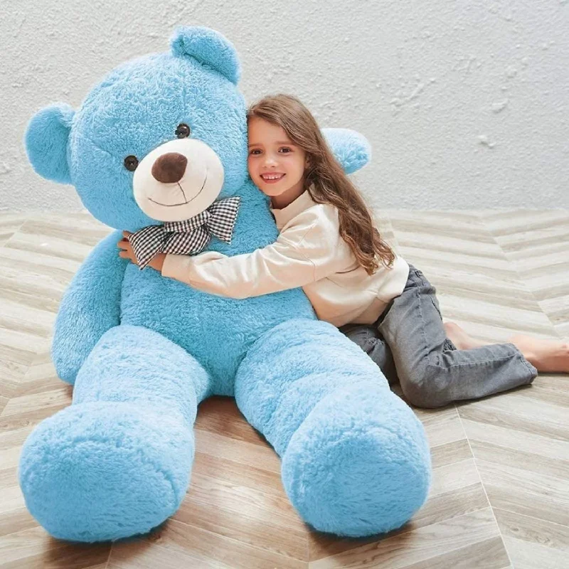 Giant Teddy Bear Stuffed Toy, Blue, 39/47/55/59 Inches