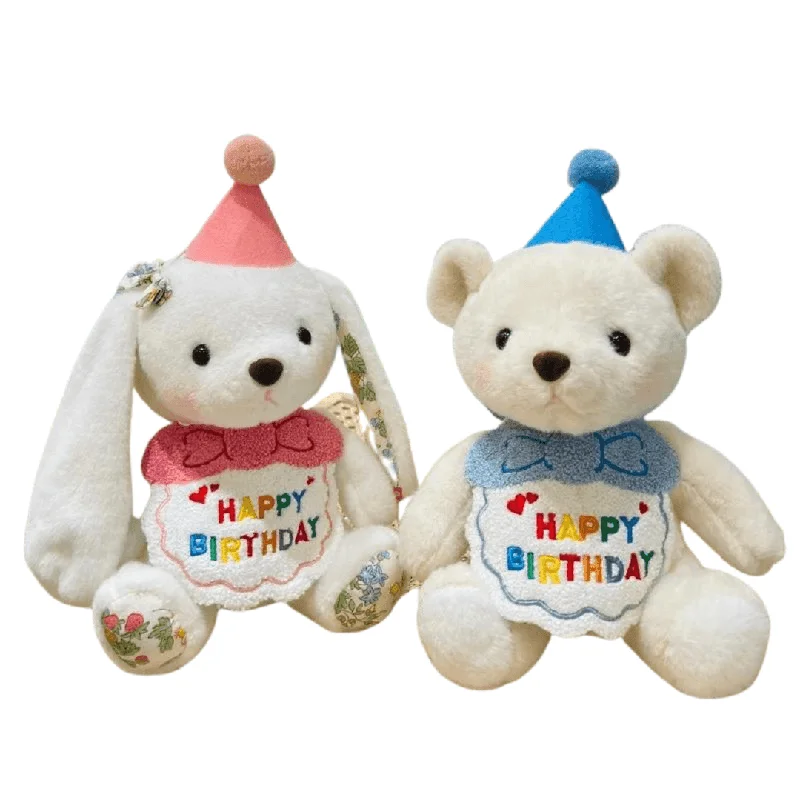 Happy Birthday Rabbit & Teddy Bear