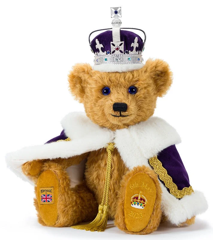 King Charles III Coronation Commemorative Teddy Bear by Merrythought - 35cm