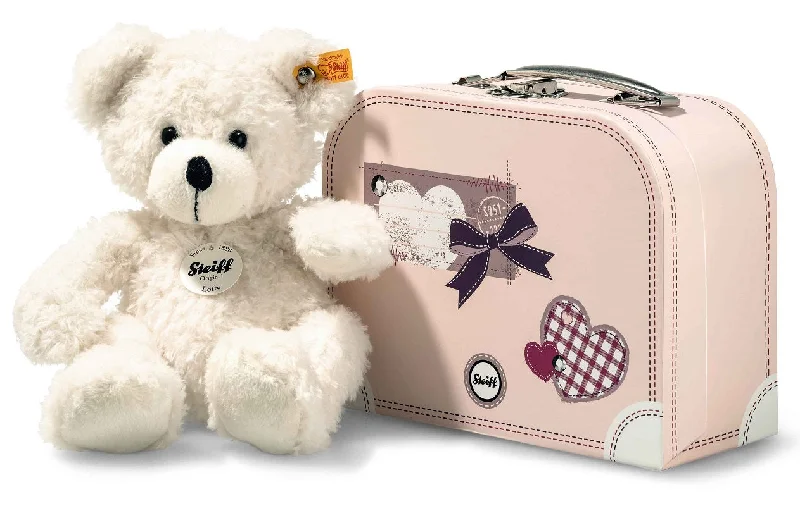 Lotte Teddy Bear in pink suitcase by Steiff - 28cm