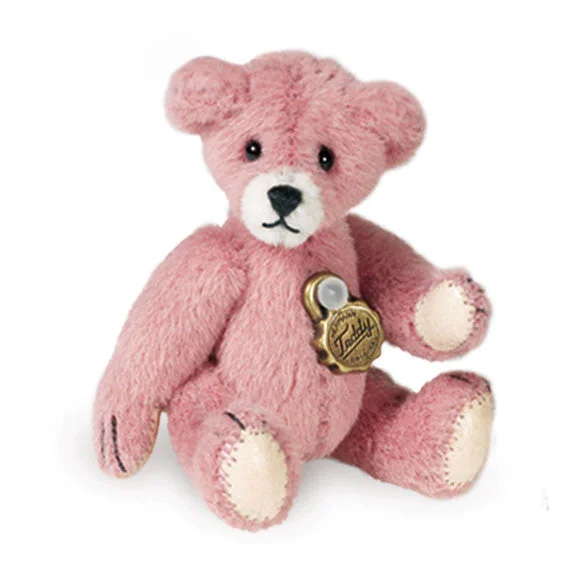 Miniature Pink Teddy Bear by Teddy Hermann - 5cm