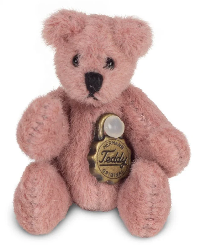 Miniature Pink Teddy Bear by Teddy Hermann - 4cm