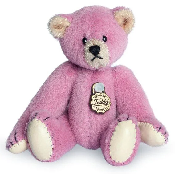 Miniature Pink Teddy Bear by Teddy Hermann - 6cm